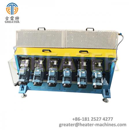 New design 12 group roller reducing machine for tubular heater