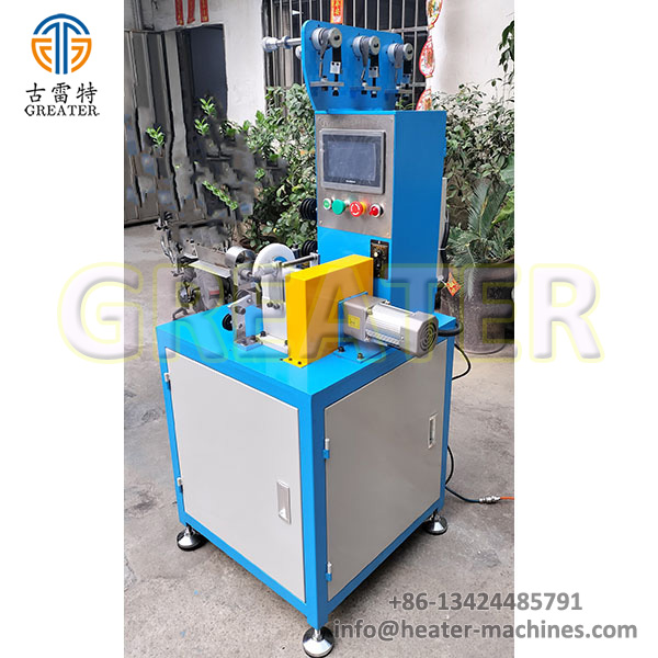 Resistance coil winding machine for heaters