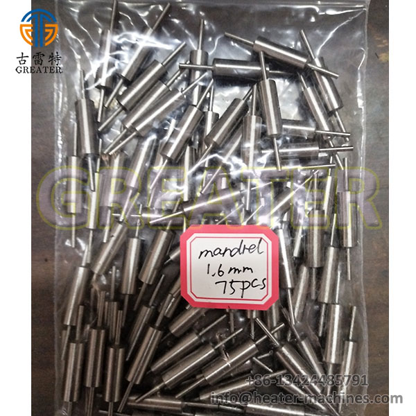 mandrel for wire winding machine