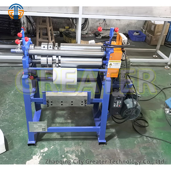 Máquina laminadora redonda para calentador de banda